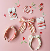 Rockahula Stripy Scallop Long Bow Clip